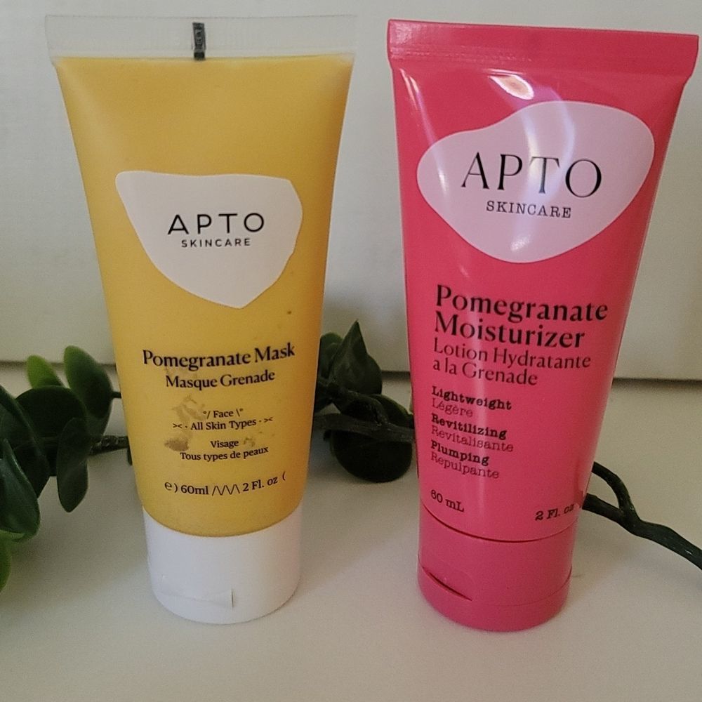 Apto Skincare Set Pomegranate Moisturizer & Mask Set